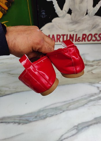 LC Waikiki 31 numara Kırmızı Fiyonklu Kız Çocuk Babet - Görsel 6