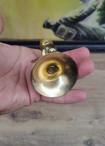 Beden çeşitli Renk Komple pirinç cam detaylı tekli mumluk şamdan