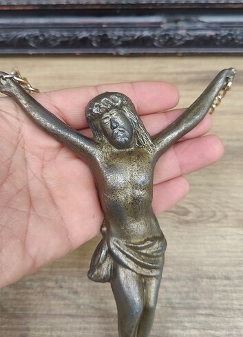 Avrupa döküm Nasıralı Hz İsa ikona  - Görsel 4