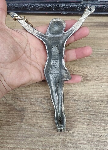 Avrupa döküm Nasıralı Hz İsa ikona  - Görsel 5