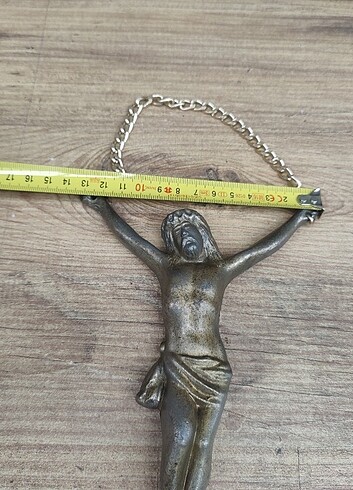 Avrupa döküm Nasıralı Hz İsa ikona  - Görsel 8