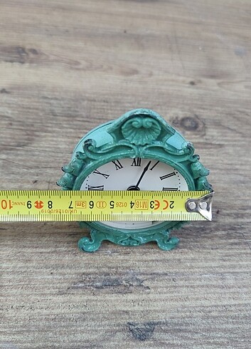 Avrupa metal kasa pilli masa saati  - Görsel 6