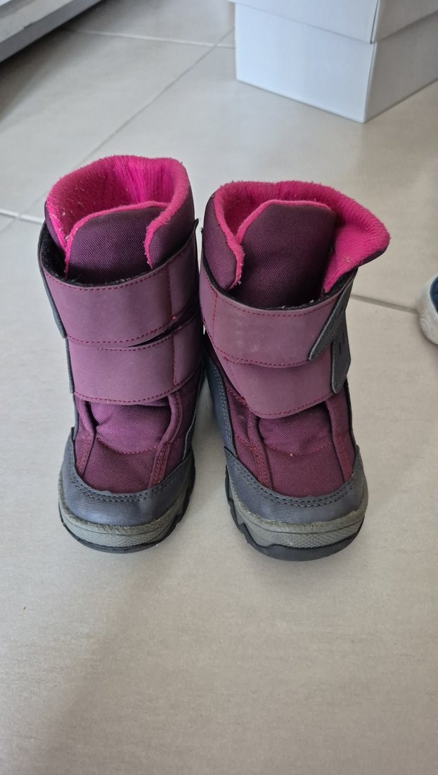 Kız Çocuk Mor Cırtcırtlı Bot - Görsel 2