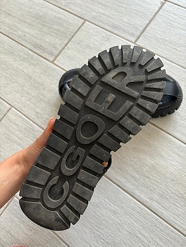 38 Beden siyah Renk Sandalet
