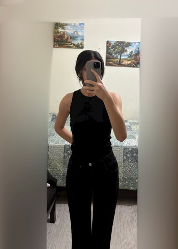 Zara Siyah Pantolon  Şık Kurtarıcı Parça - Görsel 2