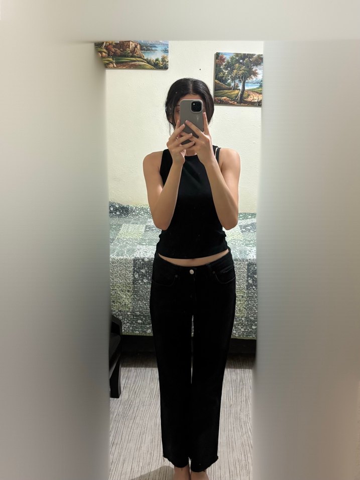 Zara Siyah Pantolon  Şık Kurtarıcı Parça - Görsel 3