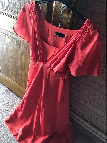 40 Beden kırmızı Renk Elbise