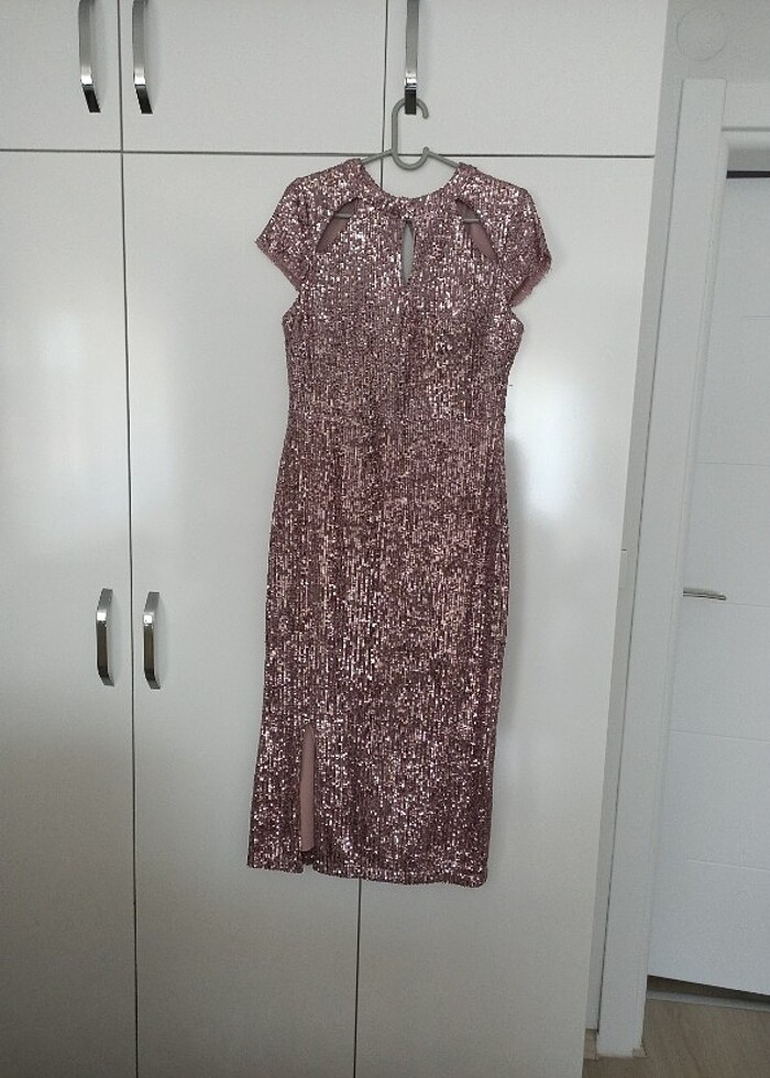 Palet midi boy elbise - Görsel 2