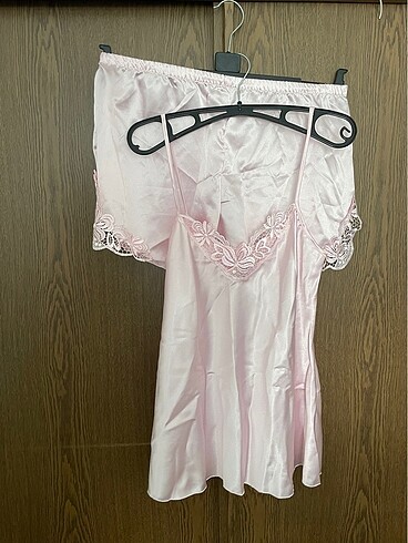 Saten Şortlu Pijama Set