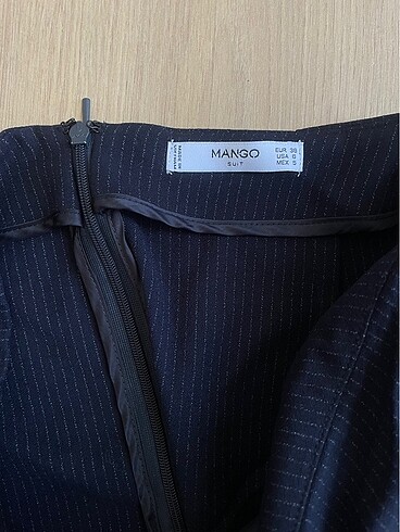 Mango Mango Suit Fırfırlı Mini Etek