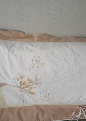 Nakışlı Beyaz ve Gri Çocuk Uyku Tekstili - Görsel 2