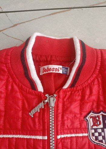 Kırmızı Fermuarlı Erkek Çocuk Mont bebessi marka - Görsel 3