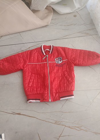 Kırmızı Fermuarlı Erkek Çocuk Mont bebessi marka - Görsel 4