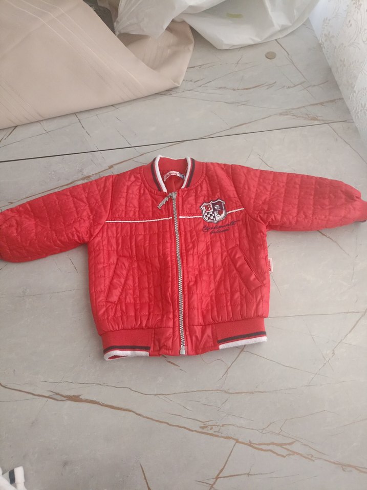 Kırmızı Fermuarlı Erkek Çocuk Mont bebessi marka - Görsel 4