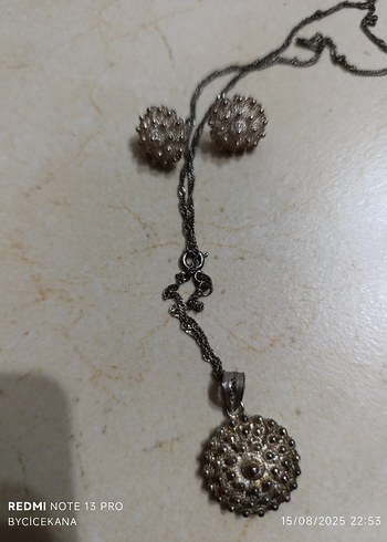 gümüş Kadın Takı Seti