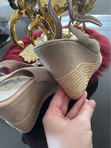 Hakiki deri platform şık ayakkabı 39 no - Görsel 6