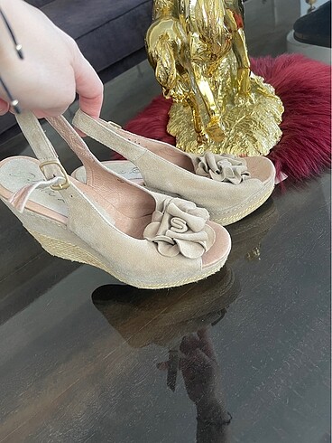 Hakiki deri platform şık ayakkabı 39 no - Görsel 11