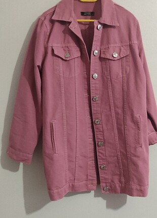Pembe kot ceket
