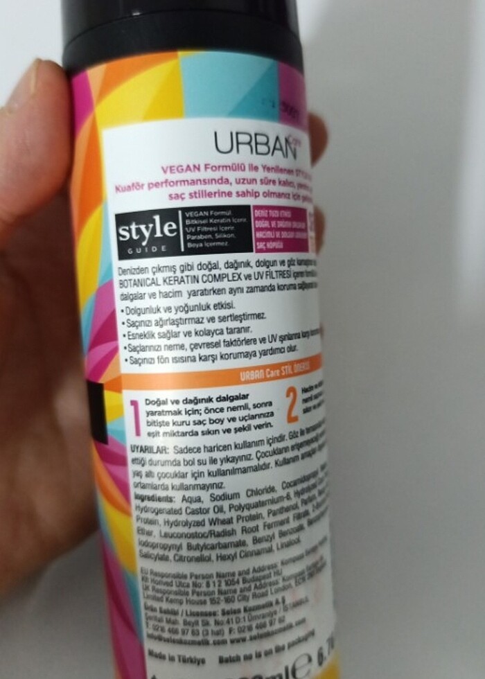 Urban saç köpüğü  - Görsel 3