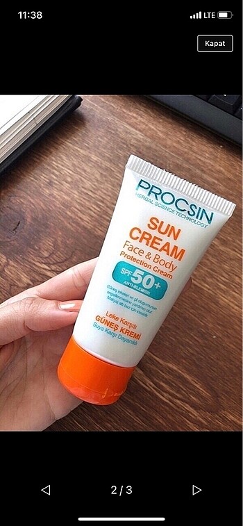 Procsin Procsin Güneş Kremi