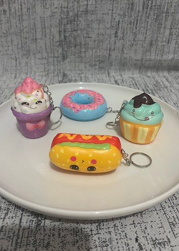 Sukuşi Renkli Sevimli Yumuşak Anahtarlık Oyuncaklar - Görsel 3