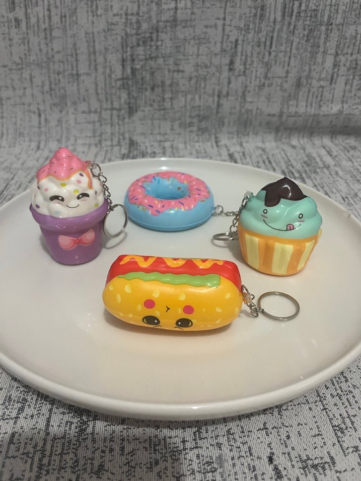 Sukuşi Renkli Sevimli Yumuşak Anahtarlık Oyuncaklar - Görsel 3