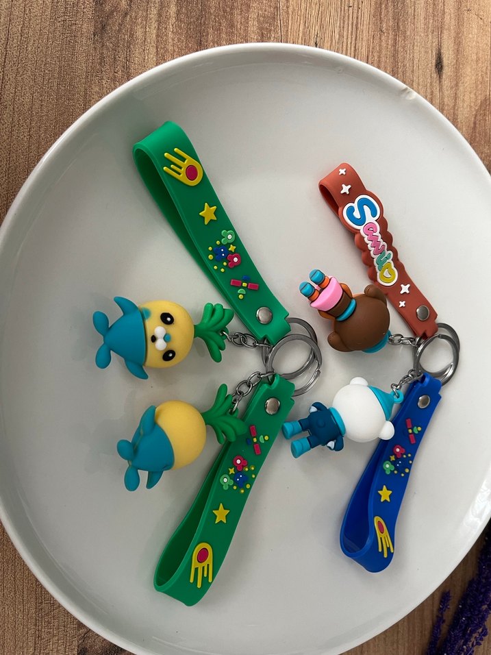 Renkli Pop Kültür Kadın Anahtarlıklar adet fiyatı - Görsel 2