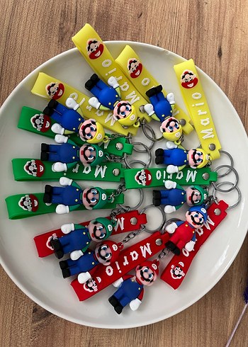 Renkli Mario Temalı Anahtarlık adet fiyatı - Görsel 2