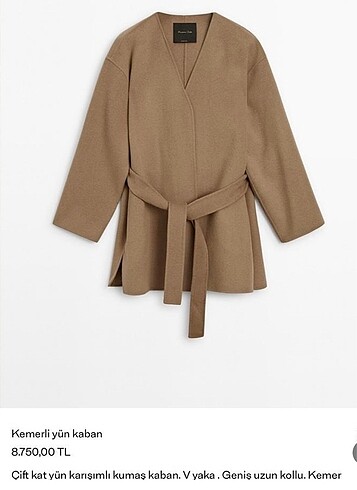m Beden kahverengi Renk Massimo dutti kaban