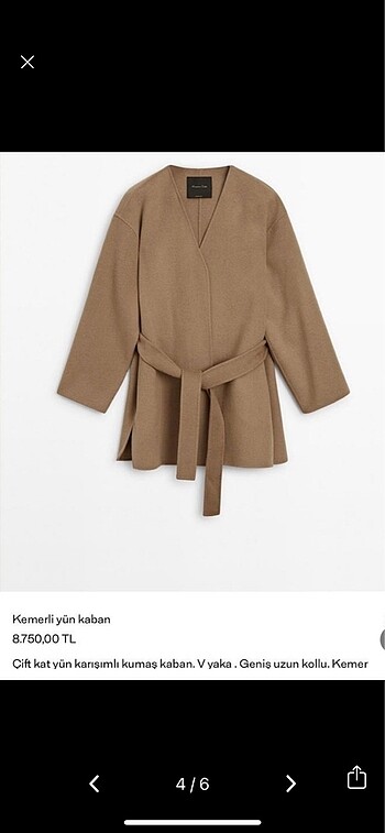 s Beden Massimo dutti kaban