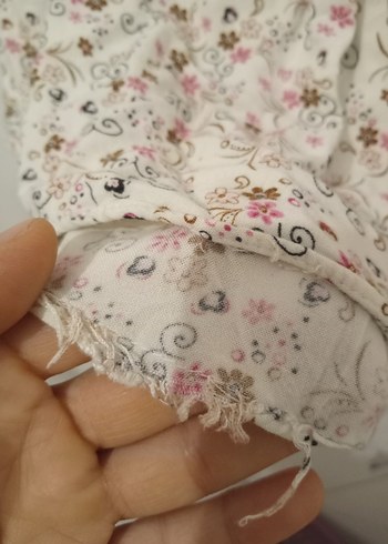 38 Beden ten rengi Renk Bej Çiçekli Uzun Kollu Bohem Kadın Bluz