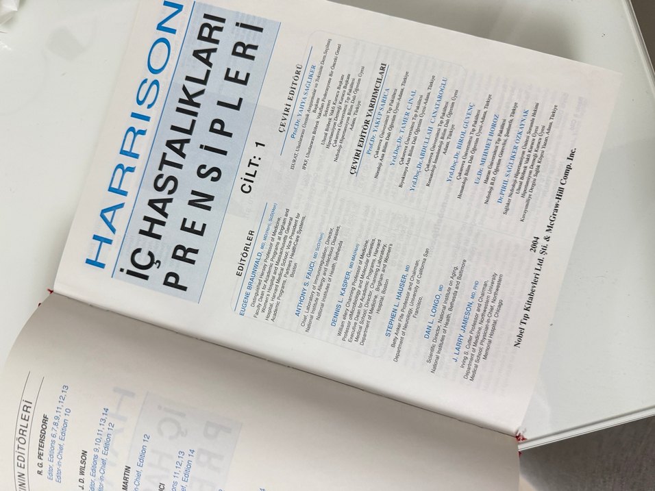 HARRİSON İÇ HASTALIKLARI PRENSİBİ 2 CİLT - Görsel 3