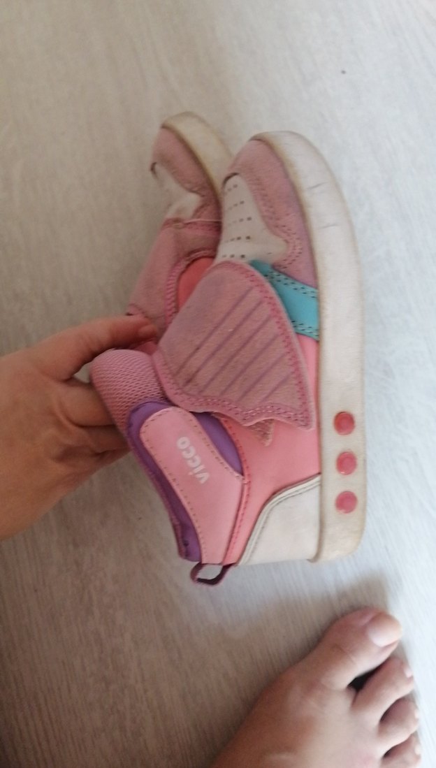 Kız Çocuk Pembe Cırt Cırtlı Spor bot - Görsel 4