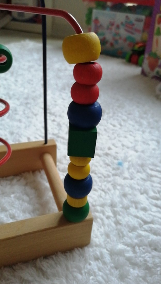 Renkli Ahşap Eğitici Oyuncak - Görsel 2