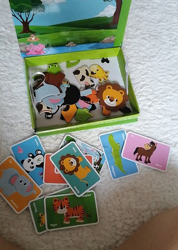 Renkli Manyetik Hayvan Tamamlama Oyunu - Görsel 2