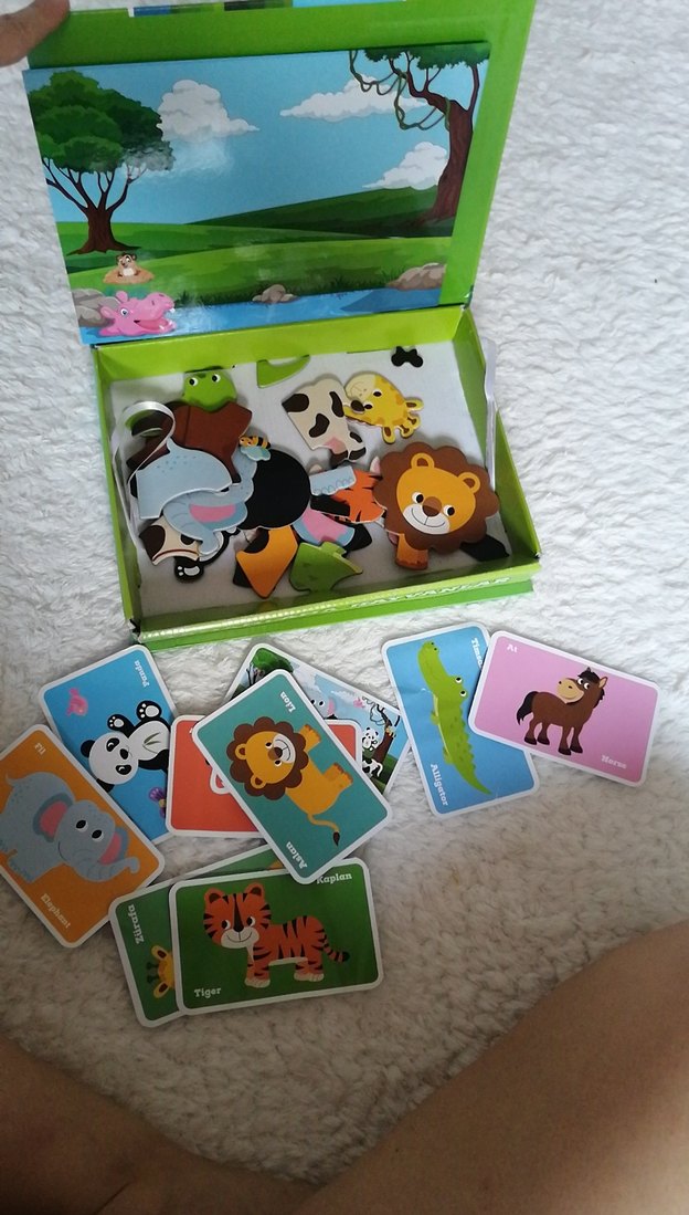 Renkli Manyetik Hayvan Tamamlama Oyunu - Görsel 2