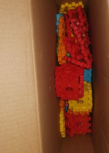 Diğer 120 Parça Renkli Kutu Lego Seti Kare Puzzle
