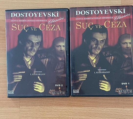 DOSTOYEVSKİ SUÇ VE CEZA 2 Dvd Disc