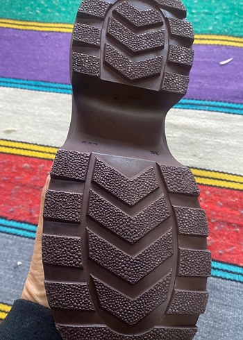 Kahverengi Tokalı Kadın Platform Loafer - Görsel 3