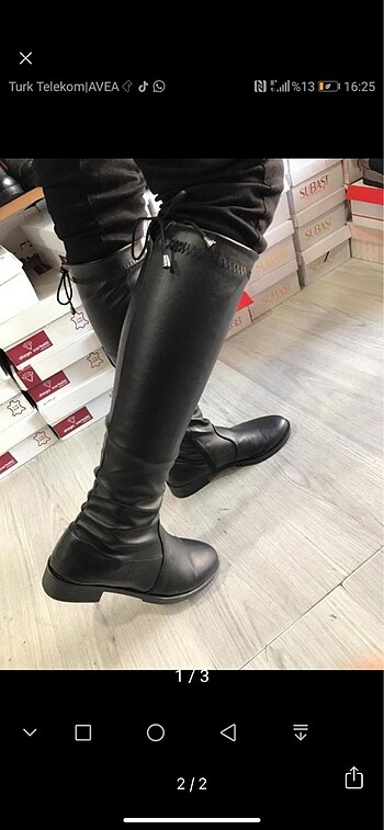 Sıyah sıterc derı topuk 3cm