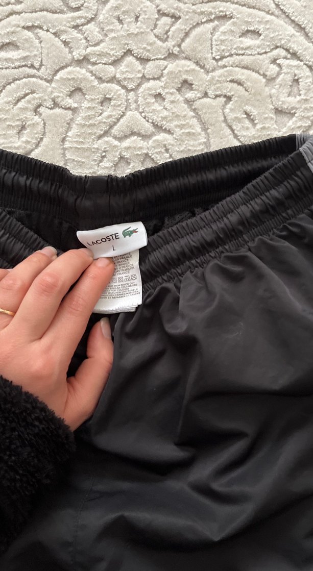 Lacoste Siyah Erkek Eşofman Altı - Görsel 3