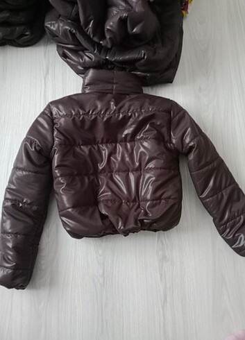 m Beden kahverengi Renk Kısa mont