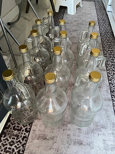 Paşabahçe 3 ltlik cam galon şişe(3 adet)