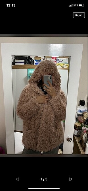 Peluş mont