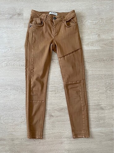 Kahverengi skinny pantolon