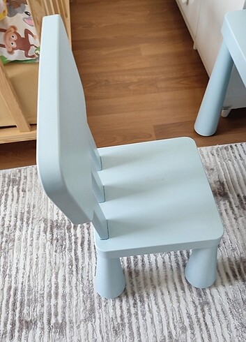  Beden mavi Renk Ikea mamud masa sandalye