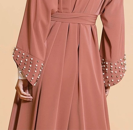 Diğer Gül kurusu abaya (kimona )