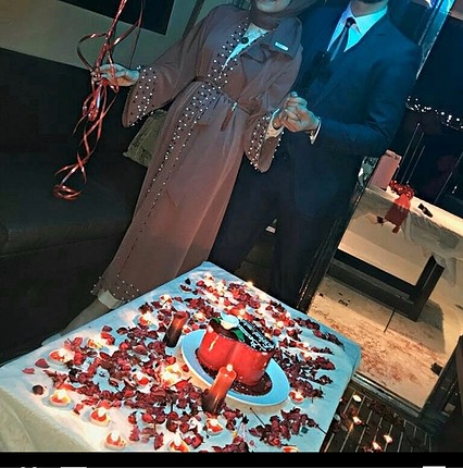 diğer Beden Gül kurusu abaya (kimona )