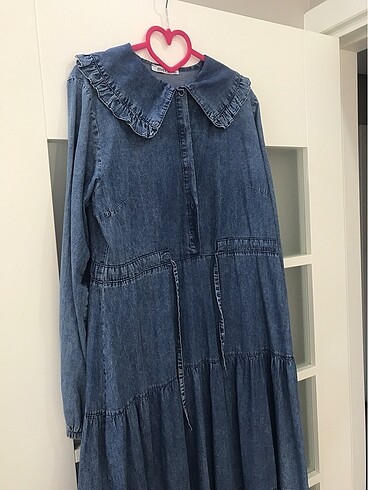 Denim elbise #elbise