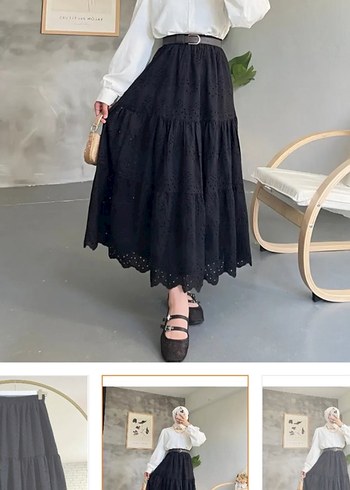 Zara Dantel Detaylı Beyaz Uzun Pamuklu Elbise